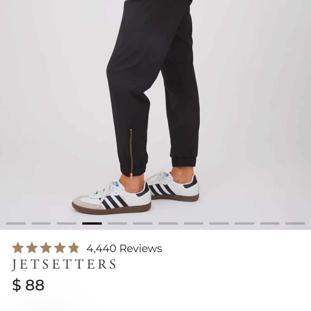 Albion Fit Black Jetsetter Joggers - Picture 9 of 12